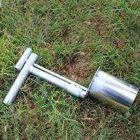 Samplador De Suelo De Acero Inoxidable Herramienta De Jardín Portátil Para Plantar Y Transplantar Brotes Agropecuaria Pulverizador - details 3