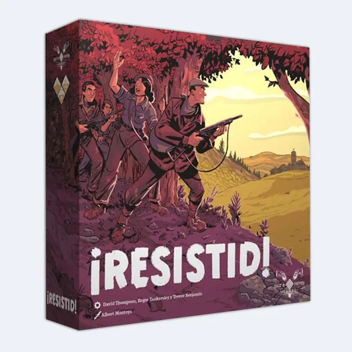 ¡Resistid!  Juego de mesa de cartas en Español  Modo solitario  Derrota a tus enemigos y protege la democracia y libertad  10+ años  Salt & Peppers Games - 1