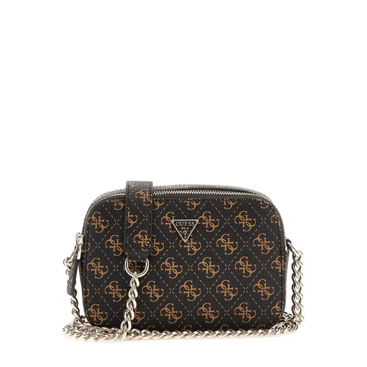 Bolso Guess Noelle II Crossbody Camera Negro/Marrón HWQG9672140-BNL - 1