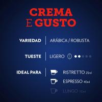 Lavazza Crema e Gusto Clásico 60 Cápsulas Compatibles con las Máquinas de Nespresso* Café Original, con Notas de Chocolate, Madera y Especias, Arábica y Robusta, Intensidad 12/13, Tueste Medio, 2 Paquetes de 30 Capsulas - details 3