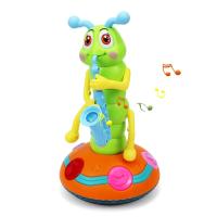 Saxofón Eléctrico Para Niños Juguete Caterpillar Con Luz LED Giratoria Regalo De Navidad Luminoso Y Divertido Para Niños De 3 a 12 Años - details 5