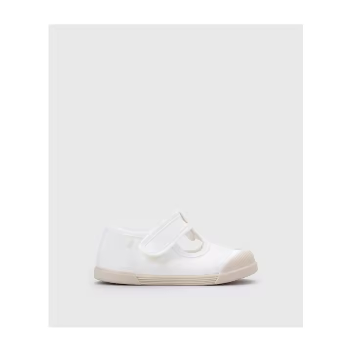 Zapatillas de lona niña IGOR S10332-001 PEPITO BLANCO BAREFOOT 34727 25V - 1