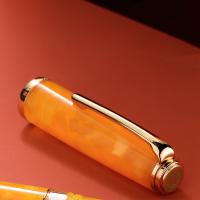 Hongdian N1S Pluma Fuente De Acrílico Con Pistón Para Caligrafía Estilo Retro Para Estudiantes Y Oficina Tamaño 0.5mm EF Colores Azul Y Rojo - details 3