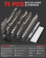 Set De Destornilladores Eléctricos De Precisión 75 En 1 3.7V Con Luz LED Y 71 Piezas De Destornilladores Magnéticos Herramientas Profesionales Para Reparación DIY - details 9
