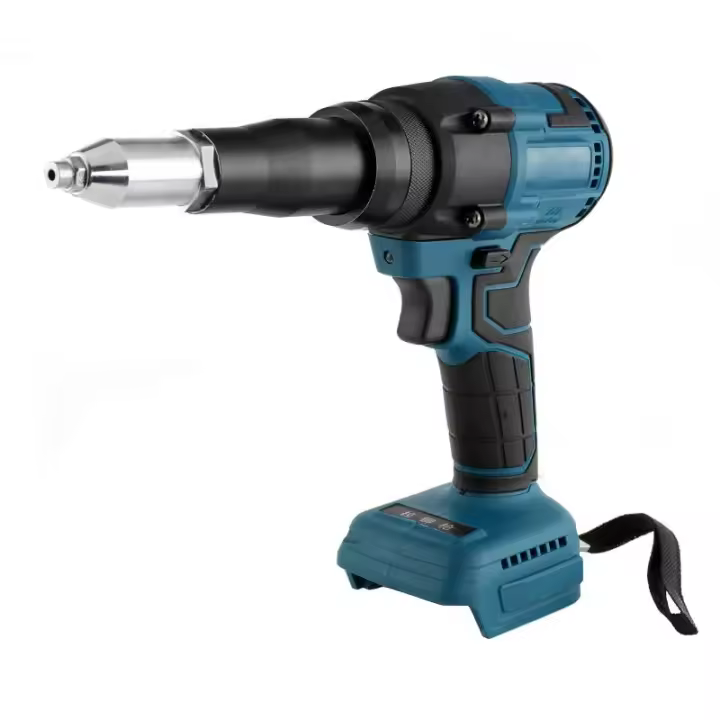 Pistola De Remache Eléctrica Portátil De Alta Potencia Sin Cable 3.2mm-4.8mm Con Luz LED Para Batería Makita Y Destornillador - 1