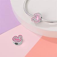Nuevos 925 Plata Esterlina Charms Letras 26 Pigmentos Rosa Para Mujer Adecuado Para Pulseras Pandach Románticas Joyería DIY Regalo De Cumpleaños - details 13