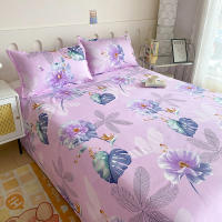 Sábana De Cama Individual/Reina/King Con Estampado De Flores Sábana Plana De Poliéster 100% Sin Fundas De Almohada - details 8