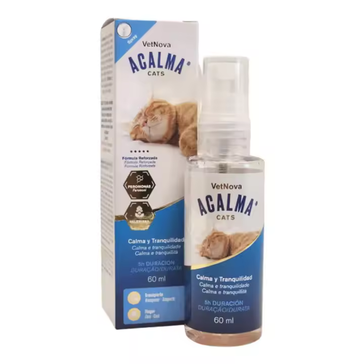 ACALMA® Cats Spray 60ml  feromonas faciales felinas Vetnova - 1