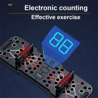 Tablero De Empuje Multifuncional Con Contador De Musculación Para El Pecho Ejercicio De Entrenamiento Interior Soporte Electrónico Fitness Con Piedras Estables - details 5