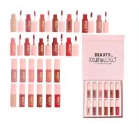 Set de 12 Labiales Mates Permanentes KEVIN&COCO, Labiales Gloss permanentes en formato mini, 12 labiales lip gloss. - details 1