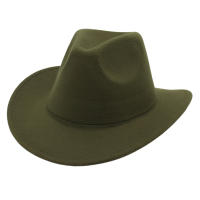 Sombrero De Vaquero Occidental Para Escenario Y Uso Exterior Protección Solar Estilo Étnico Tíbetano Panamá Francés Retro Unisex - details 9