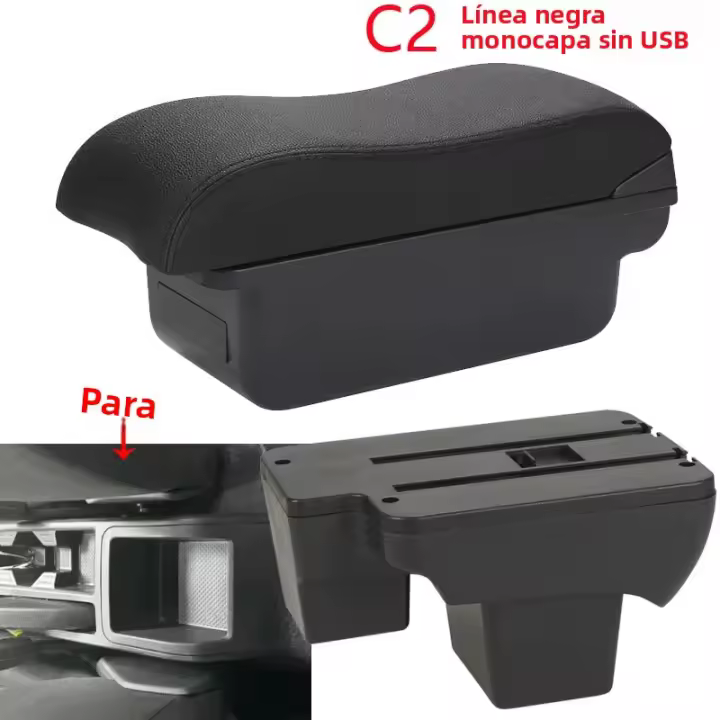 Soporte De Manos Para Volkswagen POLO Caja De Almacenamiento Curva De Superficie Para VW Polo 2020-2025 Accesorios De Coche Cuero Material Dedicado - 1