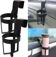 2Pcs Soportes para Botellas para Coche Portavasos de la Botella, Acrilonitrilo butadieno estireno, Color Negro - details 3