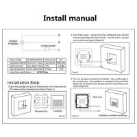 Luz De Escalera LED Impermeable 5W Instalación Revestida En Pared Interior Y Exterior Luz De Pasillo Moderna De Aluminio Borosilicato De Vidrio 85-265V - details 4