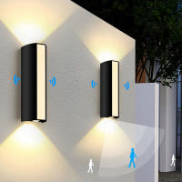 Luz De Pared Larga Exterior Impermeable Moderna Con LED Iluminación De Bandeja IP66 Jardín AC 85-256v Decoración Exterior - details 6
