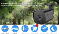 Cámara IP 5MP POE ONVIF H.265 Audio CCTV Vigilancia Exterior IP66 Impermeable Seguridad Doméstica Con NVR Grabador De Video - details 0