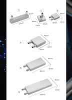 Radiador De CPU De Aluminio Para PC Y Laptop 30-40-80-120-160-200-240-250-300mm Bloque De Enfriamiento Por Agua Para CPU GPU - details 6