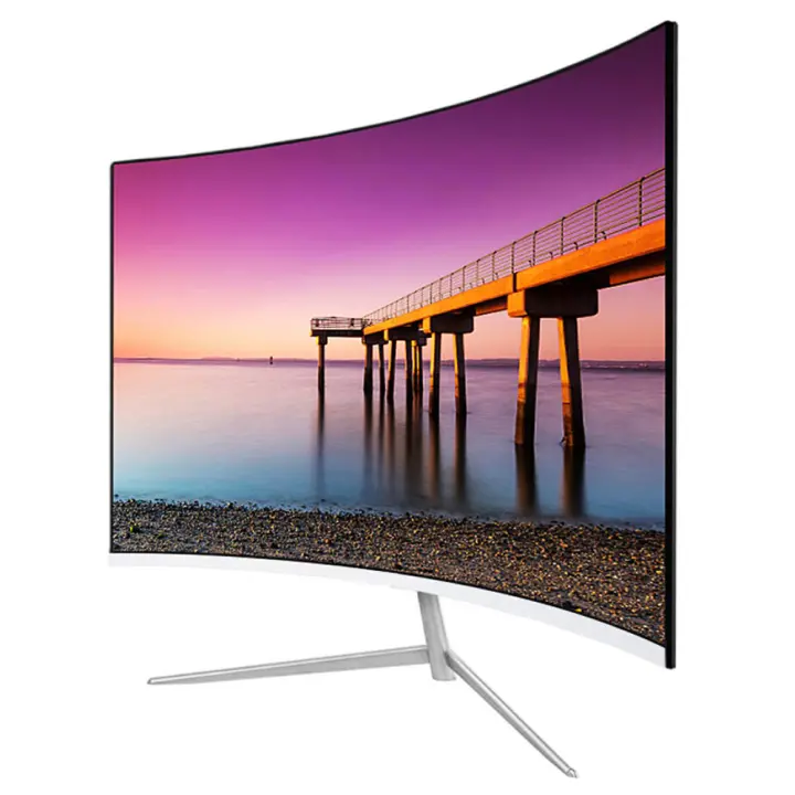 Monitor Curvo Gaming FYHXele FY27FMC-B de 27 pulgadas, curvatura 2800R, pantalla VA FHD 1920*1080 16:9, frecuencia de actualización 75Hz, tiempo de respuesta 2 ms, 99% sRGB, 1 puerto HDMI, 1 puerto VGA, 1 salida de audio, inclinación ajustable - 1