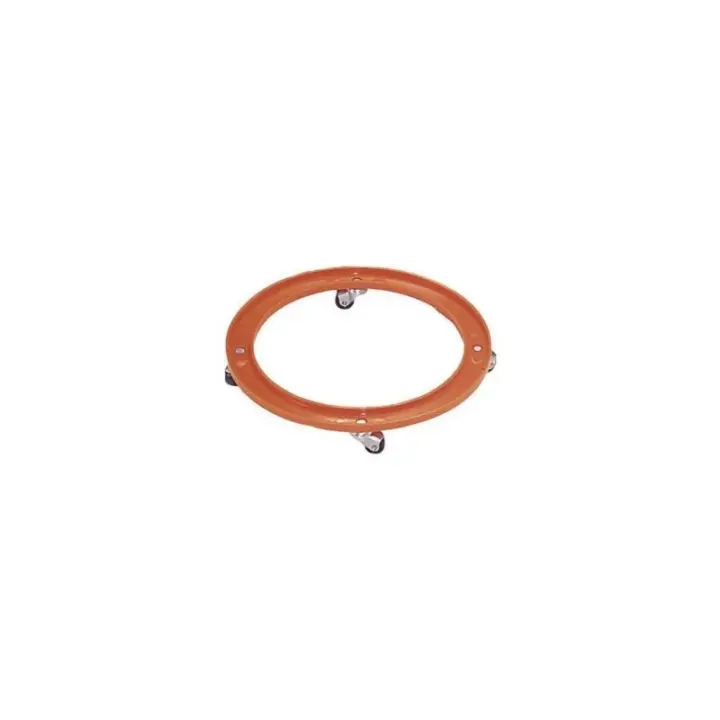 SOPORTE BOTELLA BUTANO PLASTICO CON RUEDAS METALICA 32MM - 1