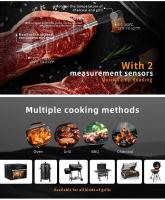 Termómetro De Cocina Inalámbrico Bluetooth Probing Cerámica IP67 Impermeable Pantalla Digital Para Horno Cocción De Carne Y BBQ - details 1