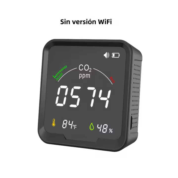 Detector De CO2 Inteligente GIRIER Tuya WiFi Con Sensor De Temperatura Y Humedad Compatible Con La Aplicación Smart Life - 1
