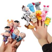 10Pcs Muñeco De Peluche Para Bebés Juguetes Educativos De Familia De Animales Dibujos Animados Muñeco De Teatro Para Niños Y Niñas De 3 a 12 Años - details 1