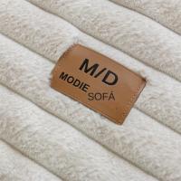 Funda De Sofá De Peluche Imitación De Zorro Con Rayas Antideslizante Cubierta Para Muebles De Sala De Estar Tapete De Cojín - details 5