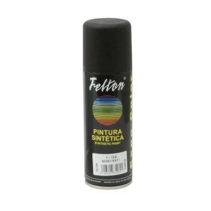 Spray pintura negro mate 200ml - 1