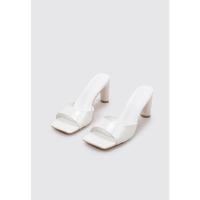 Dulceida NICOLE Mules De Tacón Mujer Blanco - details 0