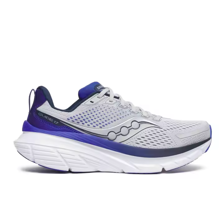 Zapatillas De Running Saucony Guide 17 Hombre Blanco/Azul - 1