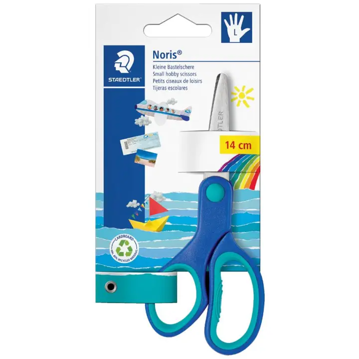 Tijeras para manualidades STAEDTLER Noris, redondas, para zurdos - 1