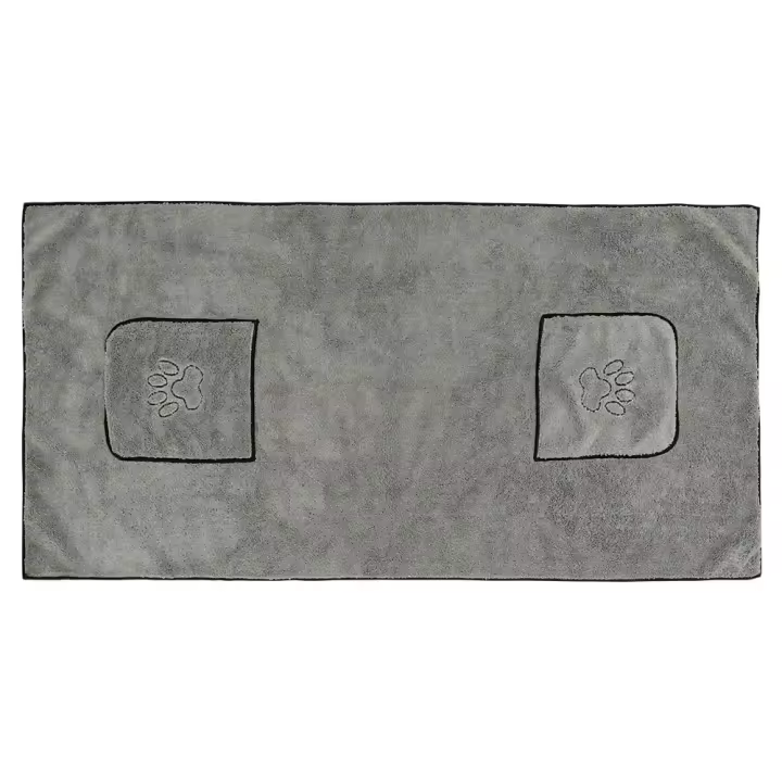 Toalla De Baño Para Perros Grandes Super Absorbente Y De Secado Rápido Microfibra Algodón 100% Suministros Para Gatos Y Perros - 1