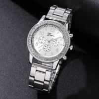 Set De 6 Piezas Reloj De Lujo Para Mujer Con Anillo Collar Y Pendientes De Strass Moda Casual Reloj De Pulsera Para Damas - details 4