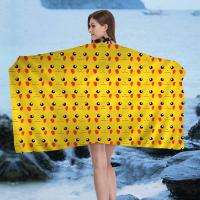 Toalla De Playa P-Pikachu Dibujos Animados Para Niños Toalla De Baño Grande Absorbente Microfibra Para Natación Viajes - details 4