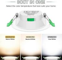 12pcs 7w White Led Downlight Recessed Ceiling Lights Slim Spot Light - details 1