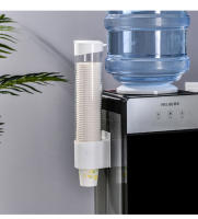 Dispensador De Tazas De Papel Desechables Soporte De Taza De Plástico Para Agua Montado En La Pared Estante De Almacenamiento Automático De Tazas Contenedor - details 5