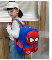 Mochila De Superhéroes Spiderman Para Niños Y Niñas Estilo 3D Estudio Escuela Bagaje De Viaje Regalo Mochila De Nylon Con Cierre De Cremallera - details 5