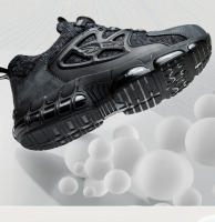 Zapatos De Seguridad Para Hombre Con Botón Giratorio Indestructibles Tamaño De Punta De Acero Antipinchazos Y Antideslizantes - details 12