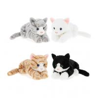 Keel Toys peluche  Gatitos surtidos  30 cm ecologicos , 1 Unidad ,se envien aleatoriamente ,si nos pides por chat el modelo deseado te enviamos el que elijas ,Keeleco - details 0