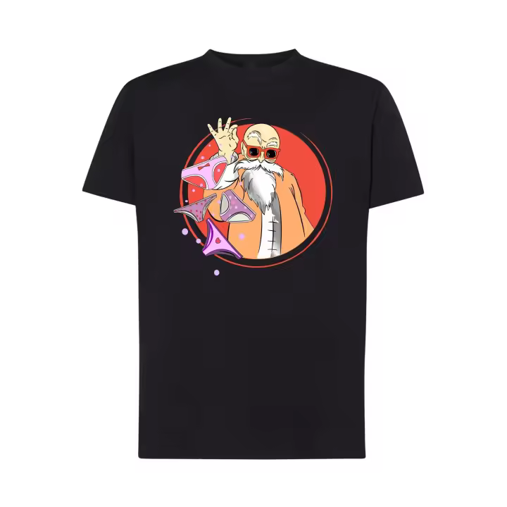 Camiseta - Maestro Roshi - Braguitas - D. Ball Z - Serie anime/manga - Unisex algodón premium Hombre/Mujer - 1