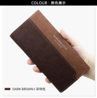 Cartera larga para hombre MenBense con costuras informales, diseño esmerilado, para documentos de mano, cartera de mano con múltiples tarjetas - details 11