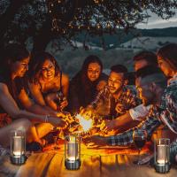 Lámpara De Mesa Inalámbrica Recargable Con Sensor Táctil Luz Nocturna LED Para Lectura Decoración De Habitaciones Restaurantes Hoteles Bares - details 10
