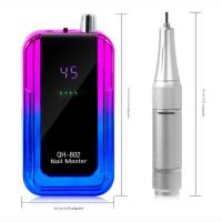 Máquina De Uñas Eléctrica Recargable 45000RPM Con Conector USB Set De Perforación Para Esmalte Remover Y Manicura Bajo Ruido - details 8