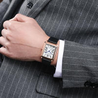 Reloj De Pulsera De Cuarzo Para Hombre Con Correa De Cuero Estilo Casual Y Moda Pantalla De Vidrio Dial Diameter De 40mm - details 9