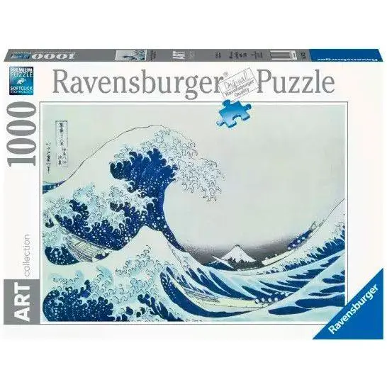 Ravensburger - La Gran Ola de Kanagawa Hokusai. Puzle de 1000 piezas - 1