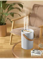 Humidificador portátil de 7,1*5,1 pulgadas con boquillas dobles, humidificador USB silencioso de 1,8 L con luz LED, ajuste de tres niveles, apagado automático, adecuado para oficina en casa - details 4
