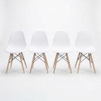 DASCK Pack 2 Sillas Nórdicas | Madera Haya | Polipropileno Ergonómico | 120 kg | Comedor Cocina Salón - details 1