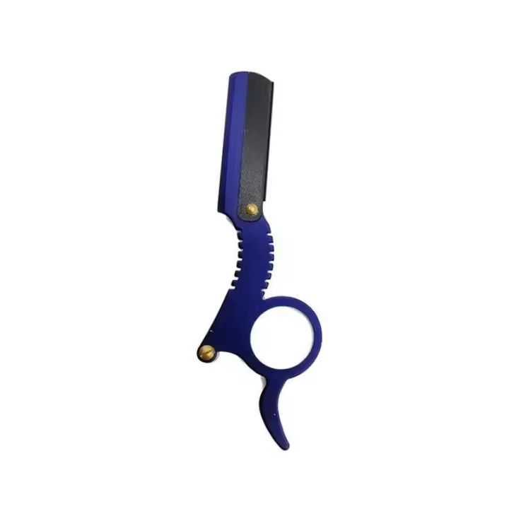 Afeitadora Tradicional De Acero Inoxidable Con Mango Plegable Para Hombres Afeitadora Con Hoja Fácil De Cambiar Sin Electricidad - 1