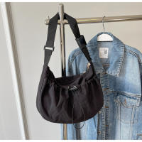 Bolso De Hombro De Nylon Nueva Diseño En Niche Color Sólido Con Pliegues Bolso Cruzado Versátil Para Uso Casual En Clase Y Comuting - details 39