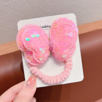 Cinta Elástica Para Cabello Con Mariposa De Lentejuelas Para Niñas Accesorio De Princesa Decorativo Para Niños Cabeza De Bebé - details 6
